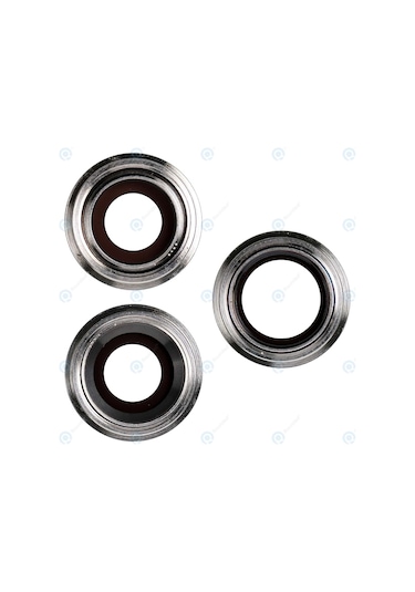 Apple Uyumlu iPhone 11 Pro Arka Kamera Lensi Cam Silver Arka Kapak Lens