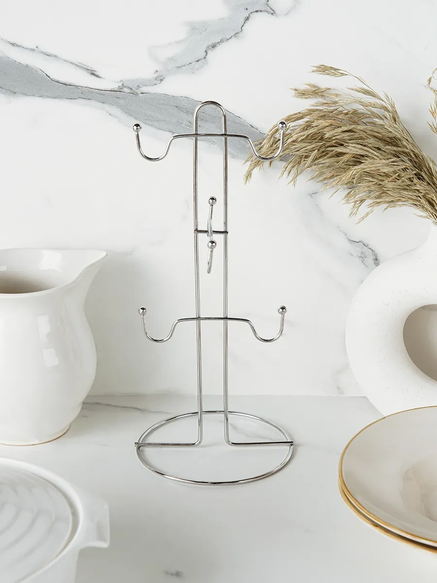 Skyphos 6 Pieces Bardaklık Standı, 13,5 13,5 30 Cm 36653775 Gri