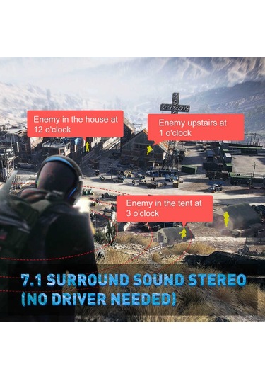 Eksa E1000 Rgb Kulak Üstü Oyuncu Kulaklık