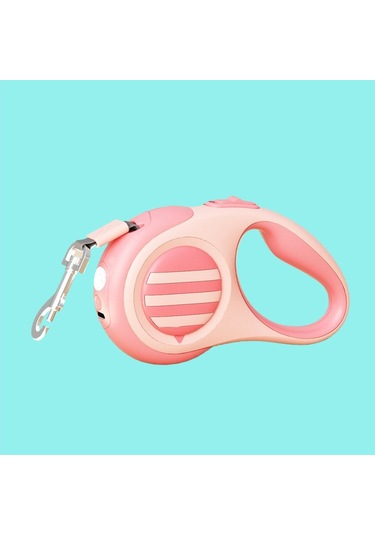 Soulader 5 Metre Otomatik Geri Çekmeli Köpek Tasması, Işıklı Gece Yürüyüşü Güvenlik Kayışı, Uzayabilir İpli Tasma, Evcil Hayvan Gezdirme Ürünü