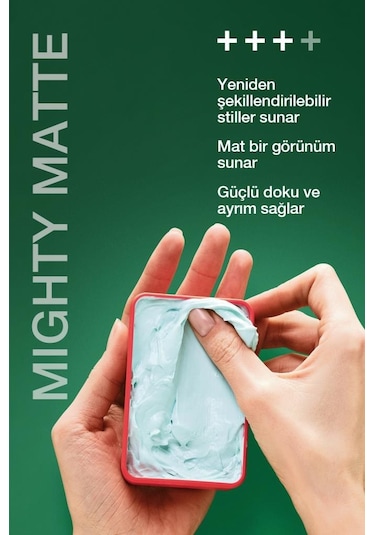 Osis Mighty Matte Güçlü Tutucu Mat Wax 2 x 100 ML