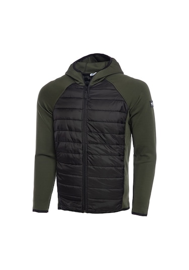 Ghassy Co.  Rüzgara Dayanıklı Kapüşonlu Hafif Şişme Erkek Spor Ceket