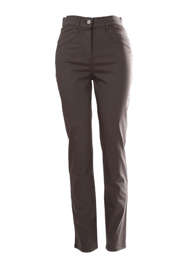 Seleste Minimalist Yüksek Bel Kadın Pantolon - Regular Fit - Günlük & Ofis Haki