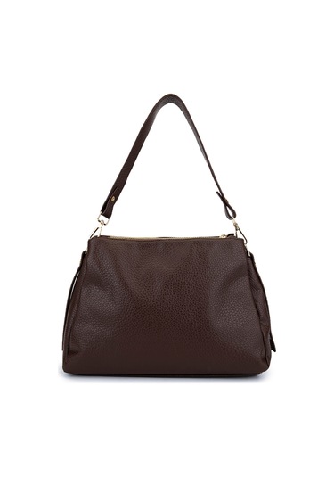 Tamer Tanca Kadın Suni Deri Kahverengi Kol Çantası 1003 2033 Bn Cnt Sk25-26 Acı Kahve Fltr Acı Kahverengi