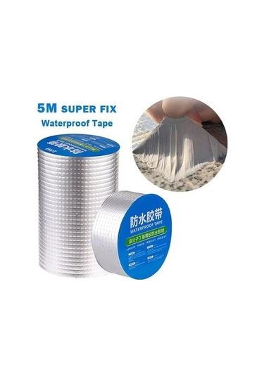 Pazly Alüminyum Folyo Bant Su Geçirmez Çatı/metal Tamir Bant 56850992, 1m-10m