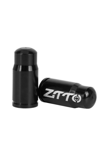 Yunboo Alüminyum Presta Valf Kapağı Bisiklet Dağ Yolu防尘防 轻量耐用 Siyah 1 Çift