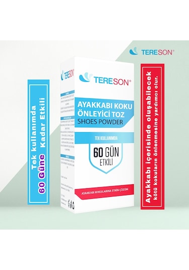 Tereson Ayakkabı Koku Önleyici Toz 1 Kutu 10 Adet
