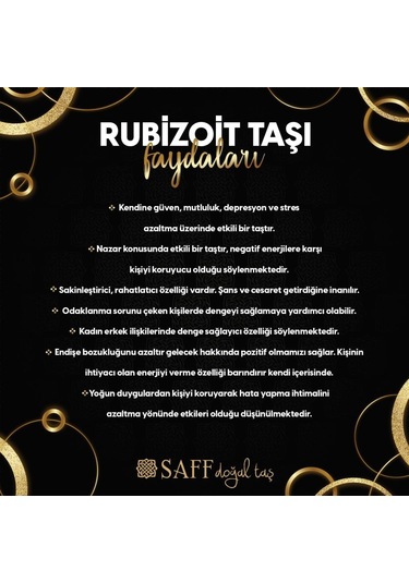 Anyolit (Rubizoit) Doğal Taş Kolye 201587