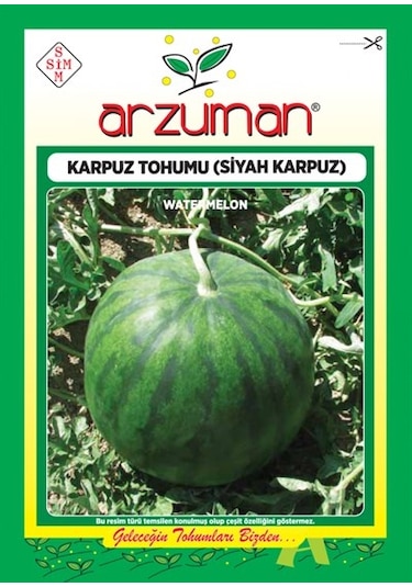 Arzuman Meyve Siyah Karpuz Tohum10GR