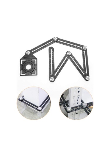 Youmex "çok Fonksiyonlu 5 Delikli Karo Açma Ve Ölçme Konumlandırıcı - Dayanıklı Alüminyum Alaşım"