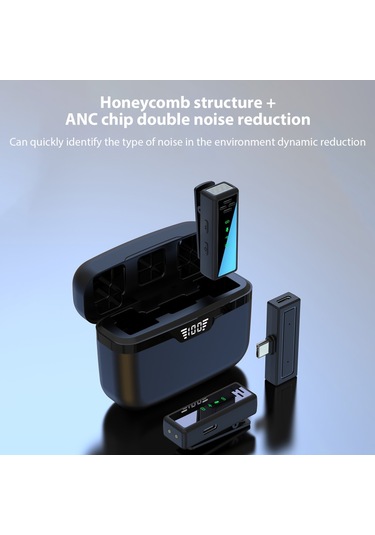 Skycıty Kablosuz Kollar Mikrofonu, Gürültü Azaltma