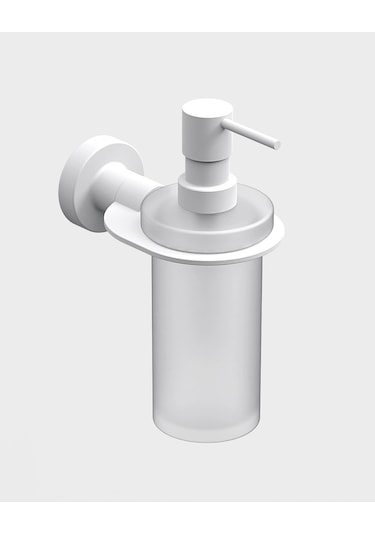 Tecno White Sıvı Sabunluk - Mat Beyaz Mat Beyaz
