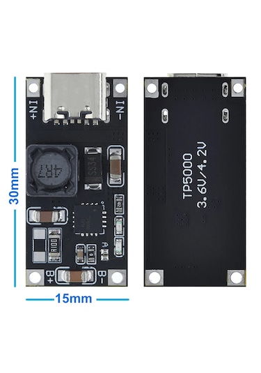 Tp5000 1a 3.6v Lipo Lifepo4 Pil Şarj Modülü 1s 4.2v Lityum Li-...