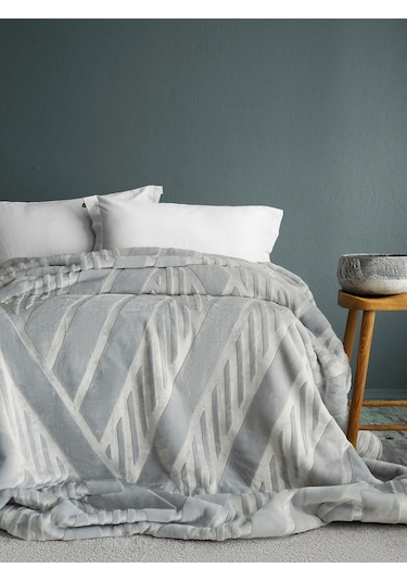 Bedline Decent Battaniye 220 240 Cm Gri