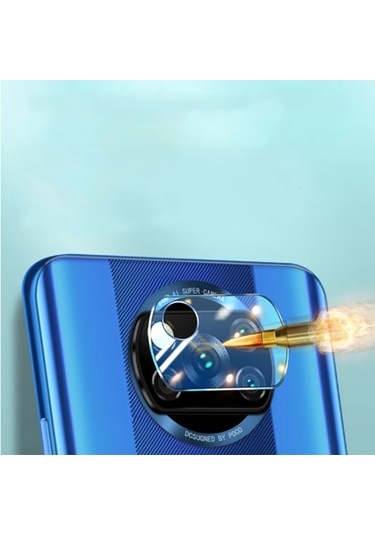 Xiaomi Poco X3 Zore Nano Kamera Camı Renksiz