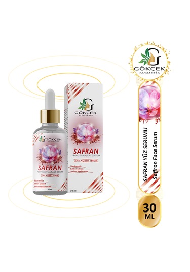 Gökçek Kozmetik Safran Yüz Serumu 30 ML