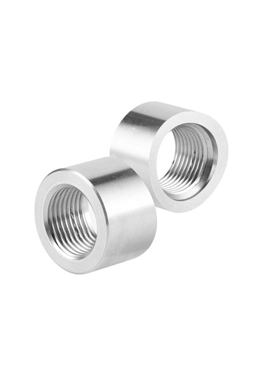 Wezone 2 Adet M18x1.5 İç Dişli Oksijen Sensörü Somunu, Paslanmaz Çelik Ss304, Motor Lambası Tamiri, Evrensel Araçlar İçin