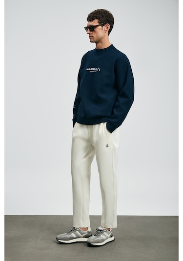 Lufian 112030182 Dark Erkek Sweatshirt Lacivert