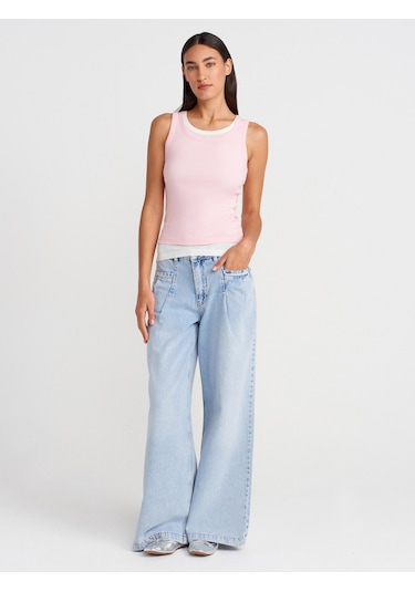 Dilvin 31870 Çift Katlı Top-toz Pembe Toz Pembe