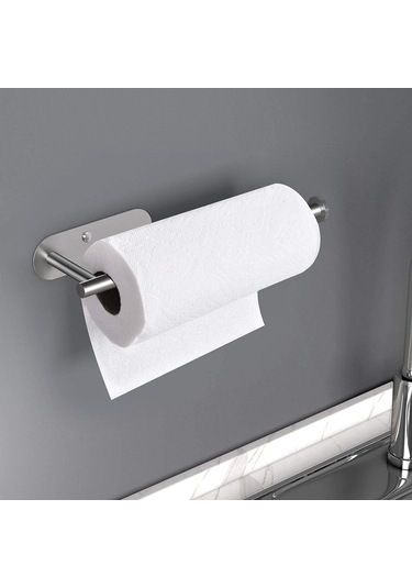 Ulzyvf Paslanmaz Çelik Mutfak Tutucu, Kağıt Havlu Dolabı Altında Kullanım İçin, Dayanıklı Çelik Yapı, Qm Çelik