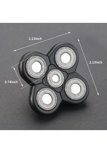 5 Bıçaklı Ana Tıraş Makinesi Yedek Başlığı Elektrikli Tıraş Makinesi Başlığı, Zqkla