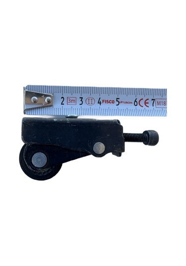 Sürgülü Dolap Tekerleği Rulmanlı Dolap Tekerlekleri 2 Adet Siyah