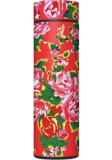 316 Paslanmaz Çelik Taşınabilir Yalıtımlı Su Bardağı Prd3sı Açık Kırmızı