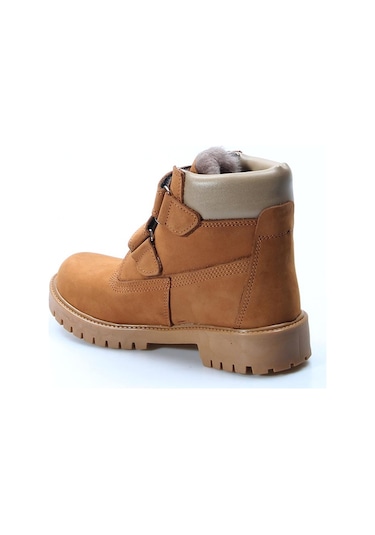 Fast Step Hakiki Deri Kürklü Unisex Çocuk Worker Bot 006kfa1001 001