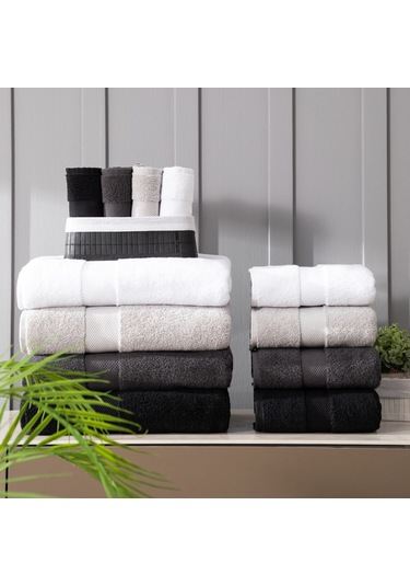 Mudo Home Classy Banyo Havlusu Siyah 90x150 Cm