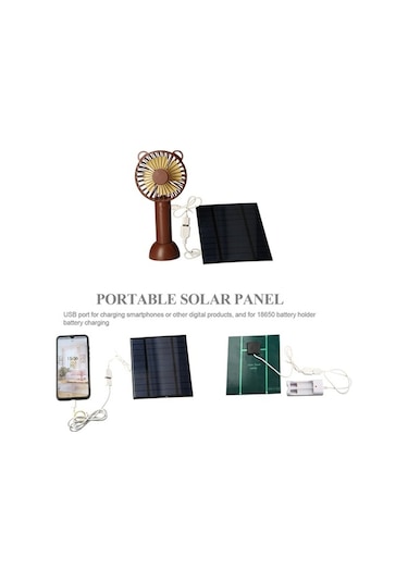 Trendooze Güneş Enerjili 2.5w Usb Şarj Cihazı: Aa/aaa Pil, Su Geçirmez, Kamp Şarjı