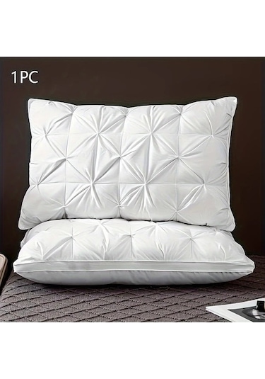 Trendooze Yumuşak Polyester Elyaf Konforlu Uyku Destek Gri Sunshine022 Gri Yastık Gri