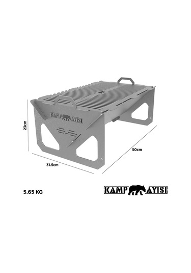 Kamp Ayısı Easy Mangal : Taşınabilir Katlanabilir Hafif Izgara