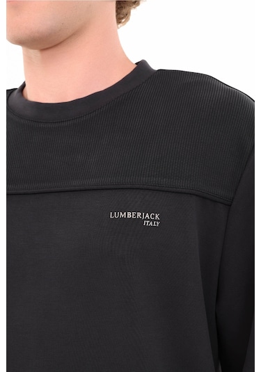 Lumberjack 5w Ml Uros 16ıtl817 5pr Siyah Erkek Sweatshirt A102024759 Siyah