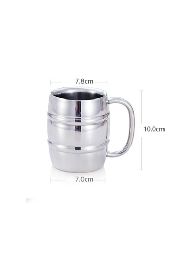 Sones Paslanmaz Çelik Bira Kupası Kupaları Açık Hava Kamp Batı Çay Kahve Kupası Yalıtımlı Taşınabilir Su Kupası Saplı İçecek Kapları