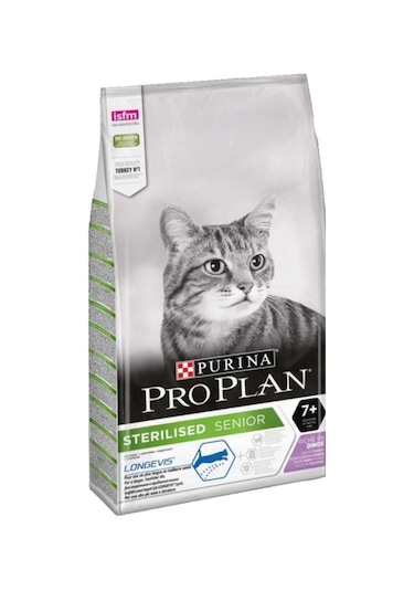 Purina Pro Plan Sterilised Adult 7+ Hindi Etli Kısırlaştırılmış Yaşlı Kedi Maması 3 KG