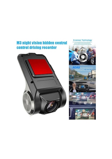 Springsun Mini Araç Kamerası - Dvr, G-sensörlü, Hd Gece Görüşü