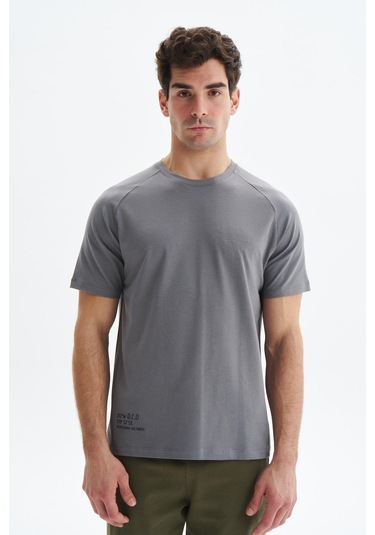 Arma Erkek Regular Fit Basic Reglan Kollu Süprem Bisiklet Yaka Tişört Y29344472202 Gri