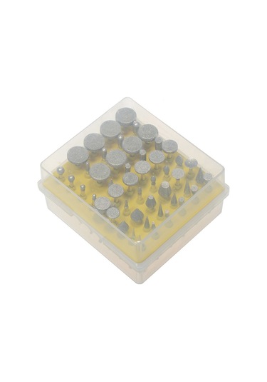 50 Adet Elmas Taşlama Kafaları 1/8-ınç Shank Elmas