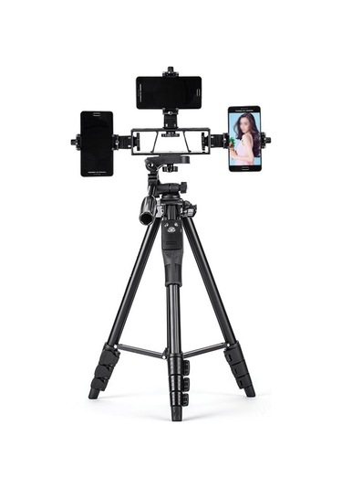 Ranyeek Kamera Tripoda Uyumlu Çoklu Konum Canlı Yayın Bulucu Abs Plastik, 6.5-9.5cm Yükseklik, 60g Siyah