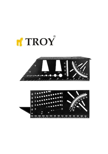 Troy 25901 Alüminyum Kırlangıç Geçme İşaretleme Gönyesi