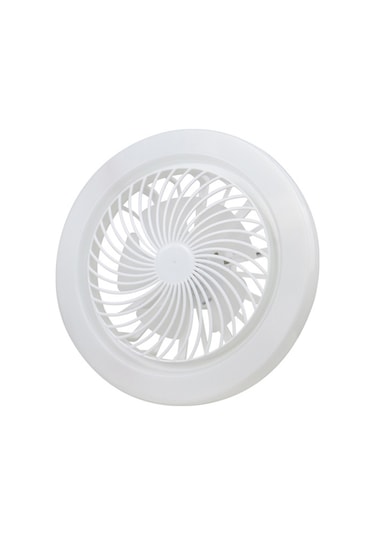 Ruicoo Pratik E27 Tavan Fanı Ve Led Aydınlatma - Sessiz, Enerji Tasarruflu, Çalışma Odası Ve Yemek Odası İçin Beyaz