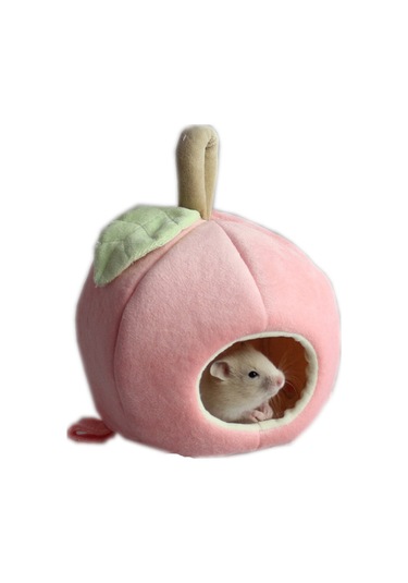 Leezsing Hamster Evi Küçük Evcil Hayvan Yatağı Mini Asılı Yataklar Hamster Sıcak Yatak Mini Ev Hollanda Domuzu Hamster Kirpi Sıçan