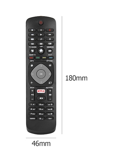 Philips Uyumlu Smart Tv Netflix Tuşlu Led Tv Kumandası