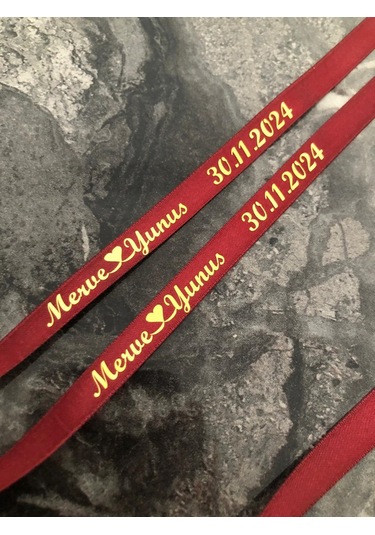 İsimli Söz Nişan Kurdelesi B-