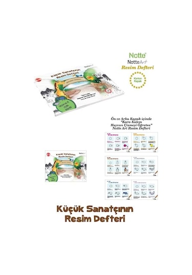 Notte 40 Yaprak Küçük Resim Defteri 17-153