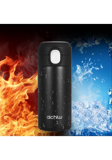 Kosona 304 Çelik Siyah 300ml Evrensel Kullanimlı Vakuum Isı Saklama Termos Bardak Aı-d97 Diğer