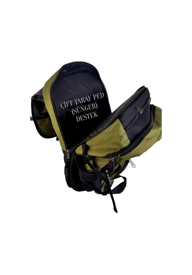 Dağcı Sırt Çantası Trekking Kamp Su Geçirmez Ped Destekli 8683255012558 Haki