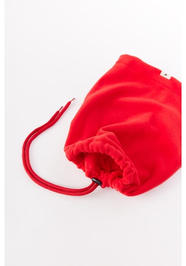 AC&Co / Altınyıldız Classics Erkek Kırmızı Anti-pilling Sıcak Tutan Su Itici Polar Bere Boyunluk Eldiven Set