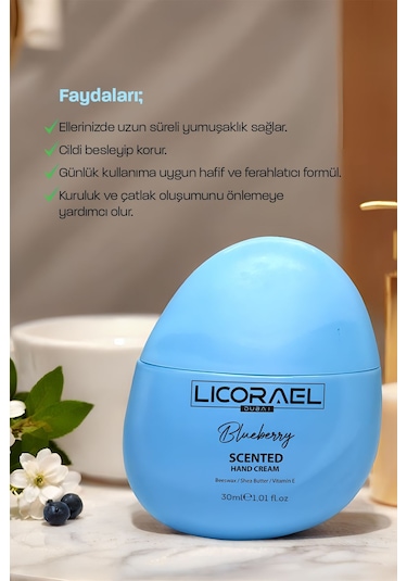 Licorael Dubai Yaban Mersini Özlü El Kremi 30 ML