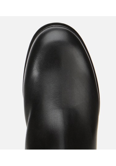 Hotiç Kadın Deri Siyah Tokalı Düz Bot 01boh313420a100 01boh313420a100 Siyah